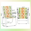 FURNIinspire Outdoor Portable Chair Comfortable Seating and Easy Carry for Camping and Yard Use, Yellow Green, 24.4"*23.6"*36.6" - 2 of 4