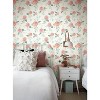 RoomMates Watercolor Roses Magnolia Home Wallpaper: Self-Adhesive Floral, Peelable, Repositionable, 34 Sq Ft Coverage - 2 of 4