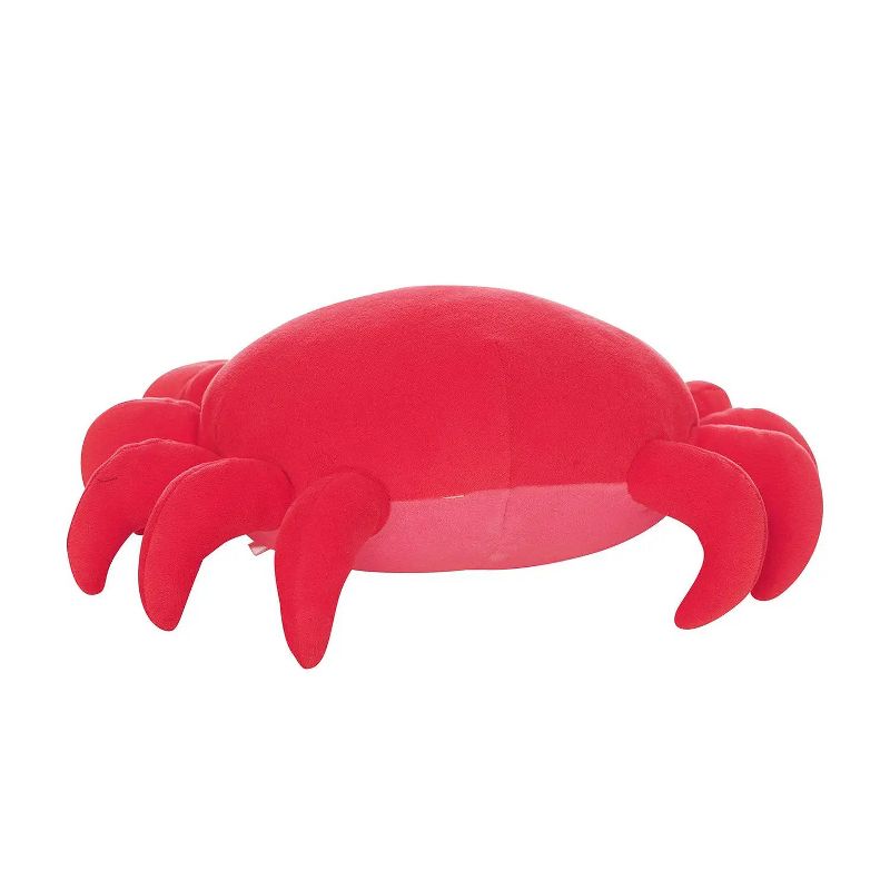 Manhattan Toy Crabby Abby Velveteen Sea Life Toy Crab Stuffed Animal, 12", 3 of 8