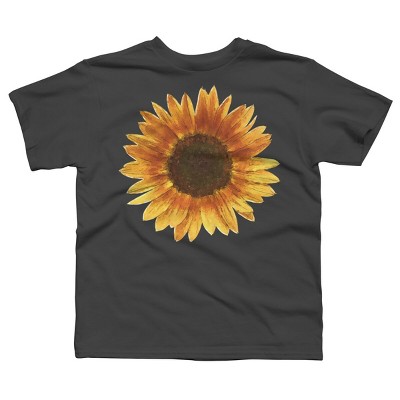Boy's Design By Humans Sunflower By Maryedenoa T-Shirt