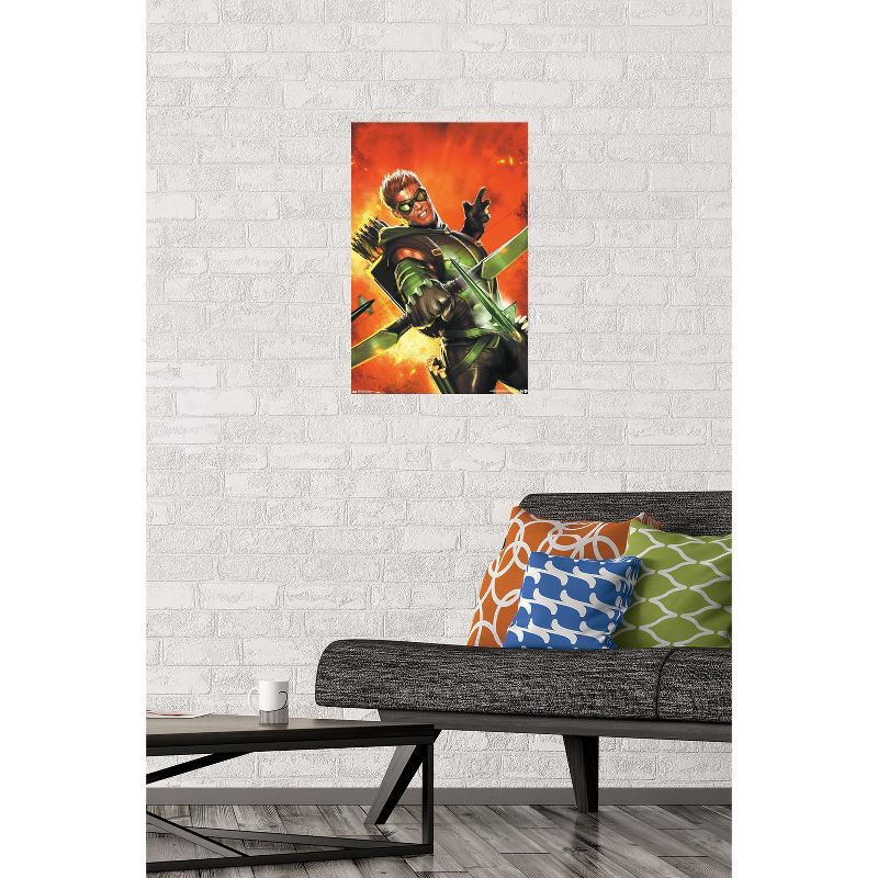 Trends International DC Comics - Green Arrow - Explosion Unframed Wall Poster Prints, 2 of 7