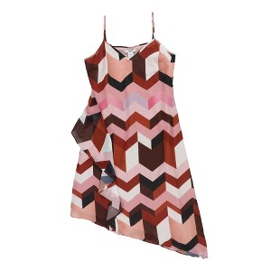 bar III Womens Geometric Asymmetrical A-line Dress - 1 of 2