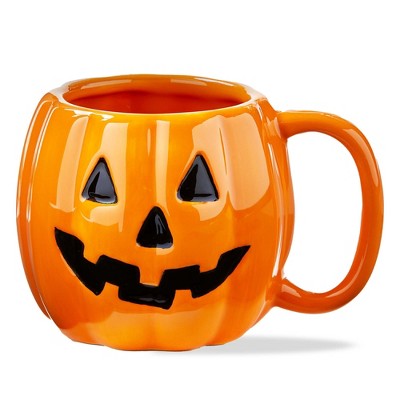 Tag Jack-O-Lantern Mug 16oz Dishwasher-Safe Drinkware Perfect for Everyday Use Halloween Decor Orange