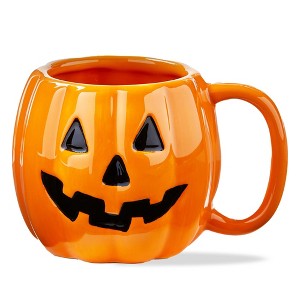 tag Jack-O-Lantern Mug 16oz Dishwasher-Safe Drinkware Perfect for Everyday Use Halloween Decor Orange - 1 of 2