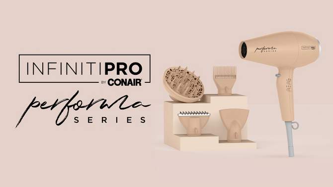 Conair InfinitiPRO Performa Series Ionic Ceramic Hair Dryer, 2 of 18, play video