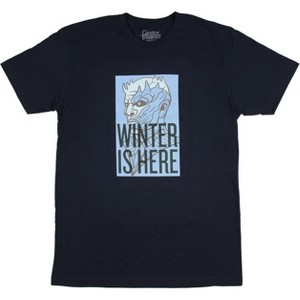 Game of Thrones Shirt Men's Night King Winter Is Here graphic T-Shirt - 1 of 3