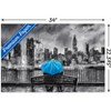 Trends International PD Moreno - Fine Art - Blue Umbrella Unframed Wall Poster Prints - 3 of 4