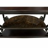 Wooakway 52"W x 20"D x 30"H Vintage 2-Tier Tempered Glass Console Table Entry Table Hallway Table Sofa Table for Living Room - 4 of 4