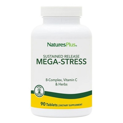 Mega Stress Complex Time Release by Nature's Plus  -  90 Sustained Release Tablet