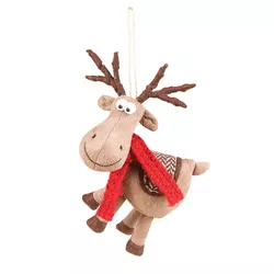 C&F Home Plush Reindeer Ornament