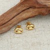 RMZ GOLD NYC 14k Gold Mariner Stud Earrings - 3 of 4