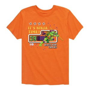 Boys' - Teenage Mutant Ninja Turtles - Its Ninja Time Donnie Short Sleeve Graphic T-Shirt - 1 of 4