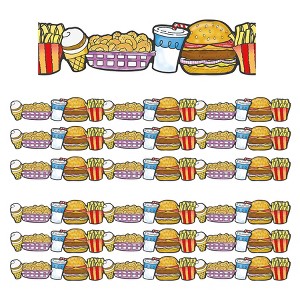 Eureka® Fast Food Deco Trim - Extra Wide, 37 Feet Per Pack, 6 Packs - 1 of 3