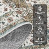 Bedroom Printed Area Rug Soft Bordered Thin  Carpet - 3 of 4