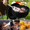 Itopfox 27-Piece Heavy Duty BBQ Grill Set & Dad, Extra Thick Stainless Steel Utensils with Meat Claws & Carrying Bag Perfect for Outdoor Camping - 4 of 4