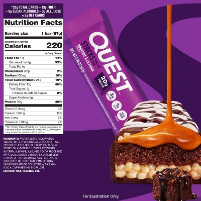 Quest Nutrition Brownie a la Mode Stacks Protein Bars - 20g Protein - 28.32oz/12ct