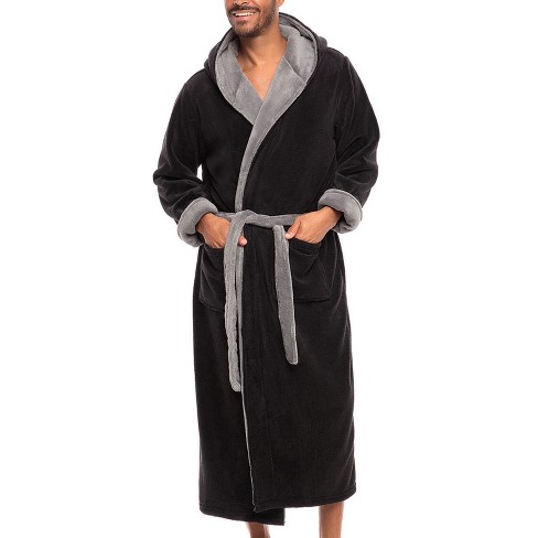 Adr Men s Classic Winter Robe Full Length Hooded Bathrobe Plush