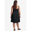 ellos Plus Size Smocked Bodice Tank Dress - 3 of 4