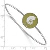 Black Bow Jewelry Sterling Silver Kappa Delta Greek Life Bangle Bracelet 8 Inch - 2 of 3