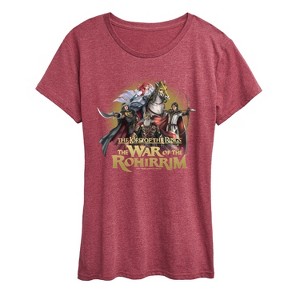 Women's - Lord of the Rings - War of the Rihirrim Characters Short Sleeve Graphic T-Shirt - 1 of 4