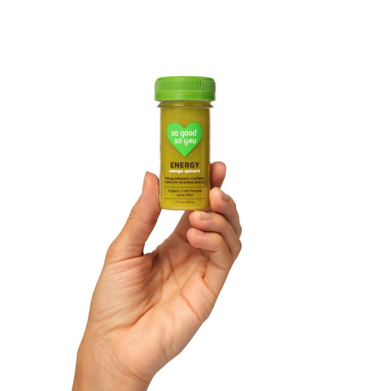 So Good So You Energy Mango Spinach Organic Cold-Pressed Juice Shot - 1.7 fl oz, 5 of 8