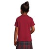 Lands' End School Uniform Kids Short Sleeve Feminine Fit Interlock Polo Shirt - 2 of 4
