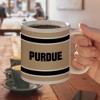 Purdue University Stripes Ceramic Coffee Mug Novelty Gift Mugs for Coffee Tea and Hot Drinks 11oz White - 4 of 4