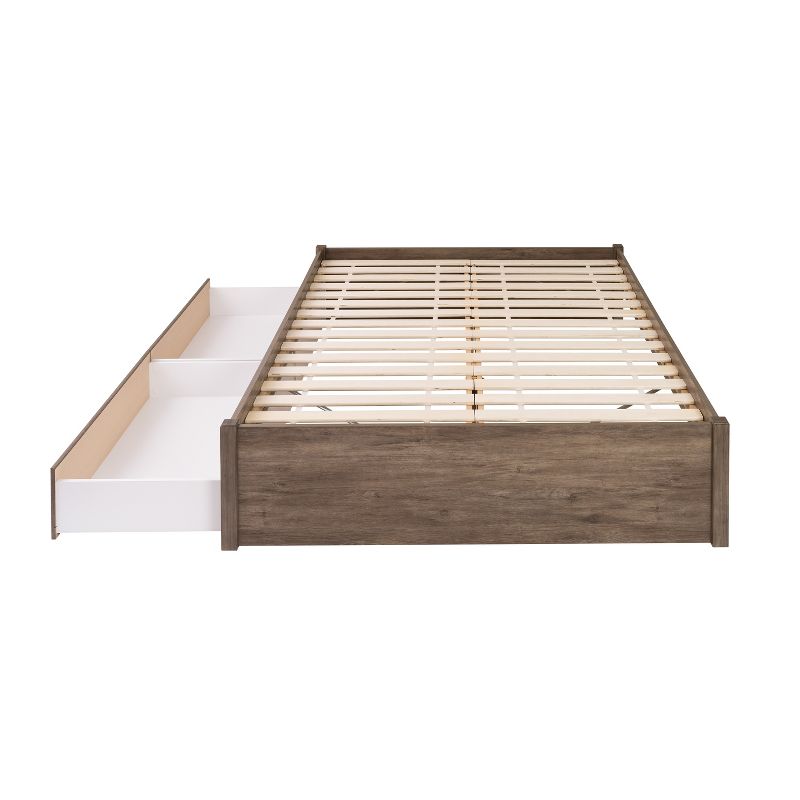 Select 4 - Post Platform Bed with 2 Drawers - Prepac, 6 of 9