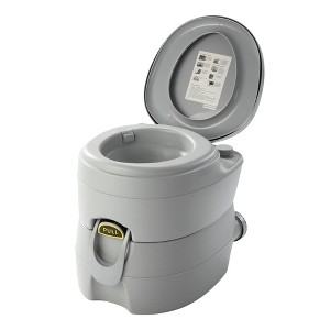 Sandinrayli Portable Camping Toilet, 5.3 Gallon Cassette Toilet w/Detachable Holding Tank,Sealing Slide Valve for RV,Camp,Boat,Truck,Hospital - 1 of 1