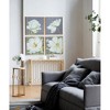 Set of 4 White and Gold Botanical Wall Art Prints, Home Decor for Living Room Dining Room Bedroom Hallway, 20¡± x 20¡± - 2 of 4