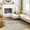 Hauteloom Huguley Floral Cream Luxe Rug - 2 of 4