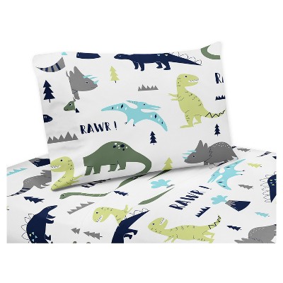 dinosaur bed sheets twin