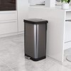 Glad Step Trash Can, Soft Close Lid Bin with Odor Protection, 20 Gallon, Pewter - 4 of 4
