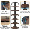 Lirago,6-Tier Corner Bookshelf – Sturdy Metal Frame with Thick Boards – Compact Storage for Apartments, Offices & Small Spaces - 4 of 4