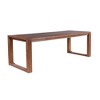 Boraam 7pc Rasmus Extendable Dining Table Set with 2 Side Chairs and 4 Armchairs Chestnut: Modern Faux Leather, Seats 8 - 3 of 4