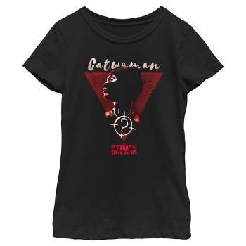 Boy's The Batman Catwoman Poster T-Shirt
