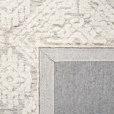 Ivory Hand-Tufted Wool Rectangular Area Rug
