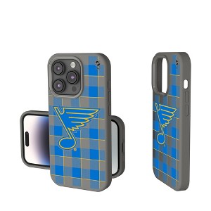 NHL Western Conference Teams Plaid Soft Touch Cell Phone Case for Apple iPhone - 1 of 4