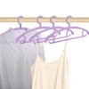Unique Bargains Non-slip Clothes Hanger 4 Pcs - 2 of 4