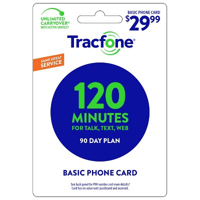 Tracfone $29.99 120 Minutes Prepaid Card (Email Delivery)