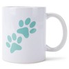 Elanze Designs Best Dog Mom Teal 11 Ounce Stoneware Coffee Mug - 2 of 2