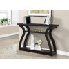 2-Tier Console Table with Curved Design for Entryway, Hallway or Sofa - 2 of 4