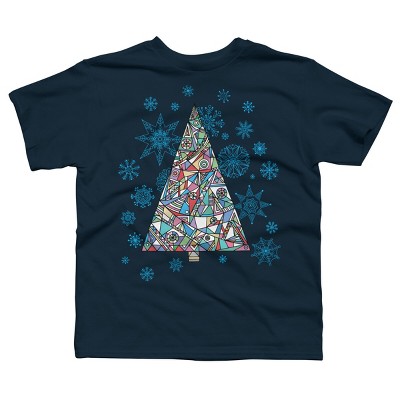 Boy's Design By Humans Christmas fir-tree By xgdesign T-Shirt