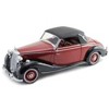 1950 Mercedes Benz 170S Cabriolet Burgundy and Black 1/18 Diecast Model Car by Signature Models - 2 of 3