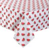 Design Imports  Watermelon Print Outdoor Tablecloth With Zipper 60X84 - 4 of 4