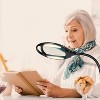 Brightech Lightview Pro Industrial (Includes LED Light Bulb) Gooseneck 5-Diopter 2.25% Lighted Magnifier Arc Floor Lamp Polished Black - 3 of 4