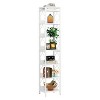 Hommoo 78.7 Inch Tall Narrow Corner Bookshelf - 4 of 4