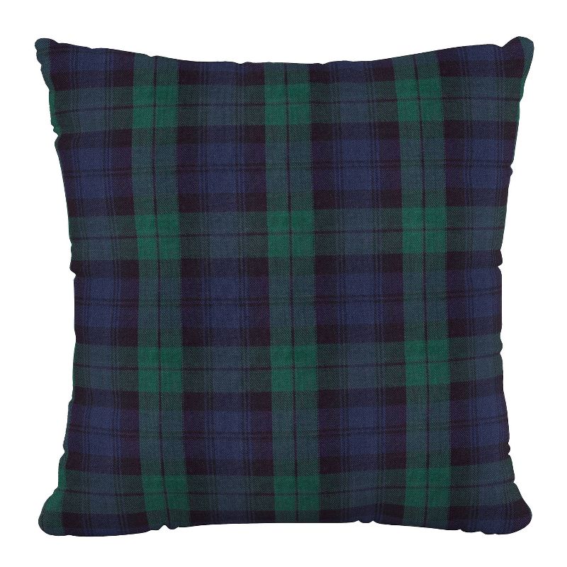 18&#34;X18&#34;Polyester Square Pillow in Blackwatch - Skyline Furniture, 1 of 5
