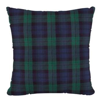 18"X18"Polyester Square Pillow in Blackwatch - Skyline Furniture