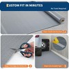 8x20 FT Garage Floor Mat, 2.8Mm Thickened Diamond Plate PVC Garage Flooring Roll, Under Car Parking Mat,Non-Slip Floor Protector Mat for Garage - 4 of 4